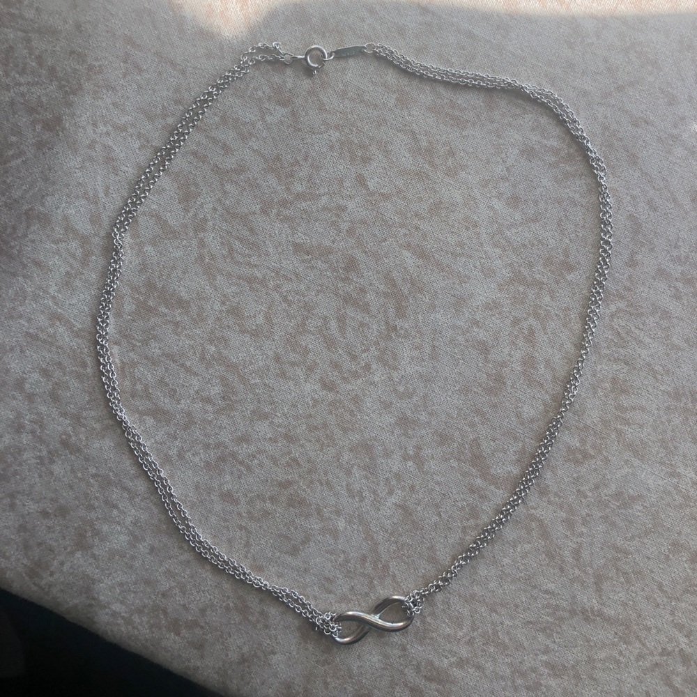 Tiffany & Co Double Chain Infinity Necklace